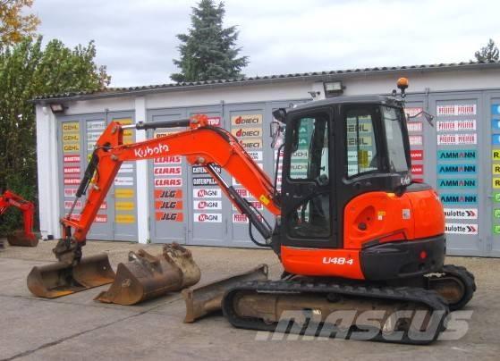 Kubota U 48-4 Мини екскаватори < 7 т