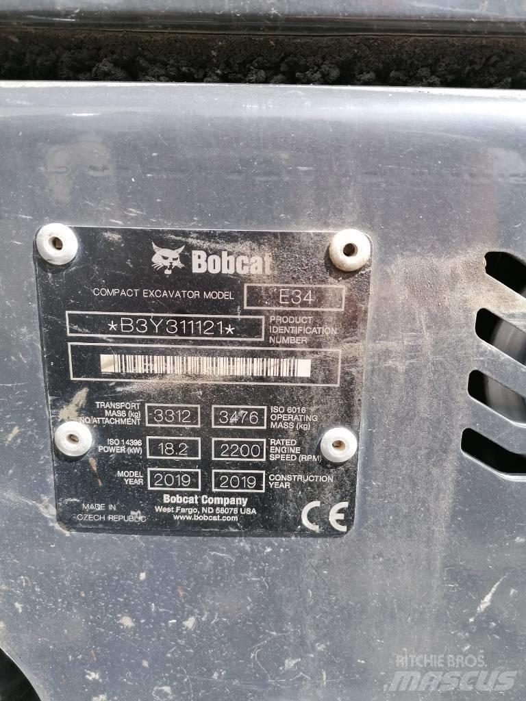 Bobcat E34 Мини екскаватори < 7 т