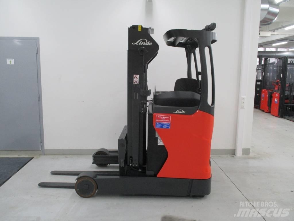 Linde R16N Ретрак/ Високоповдигач с изместване на вилката напред