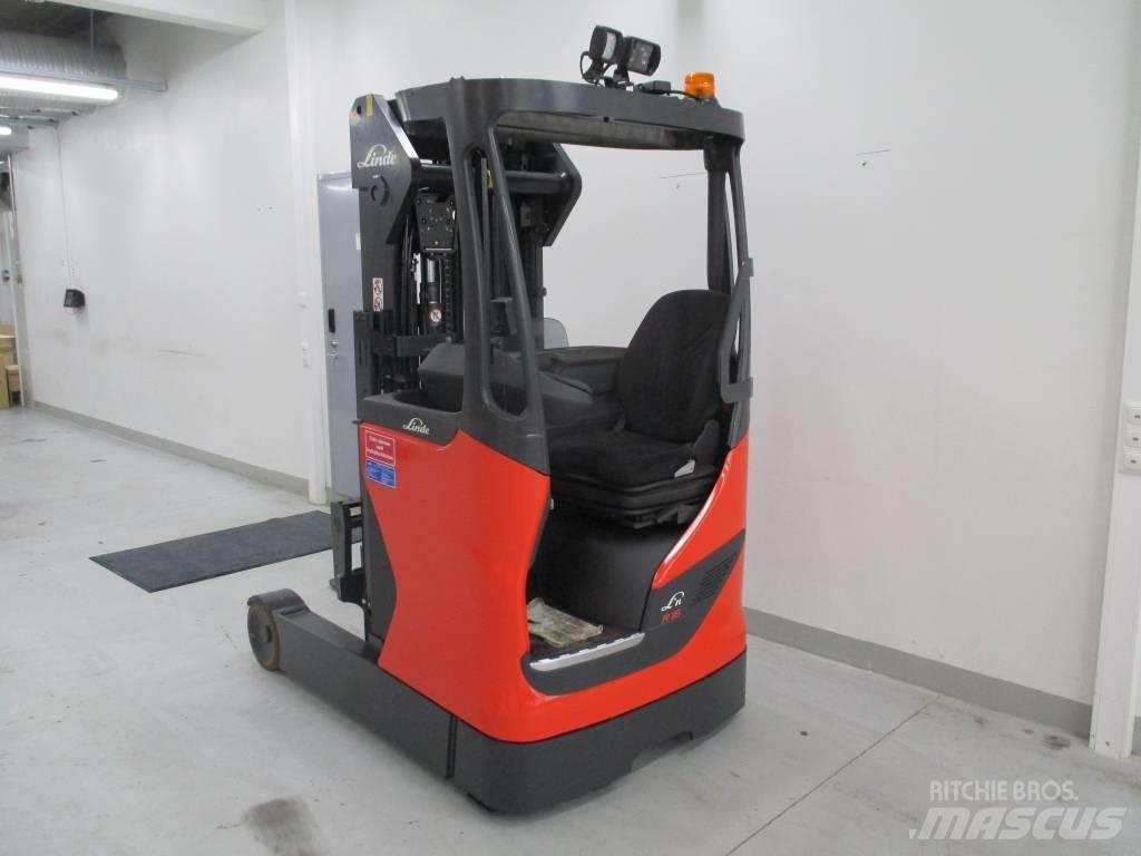 Linde R16N Ретрак/ Високоповдигач с изместване на вилката напред
