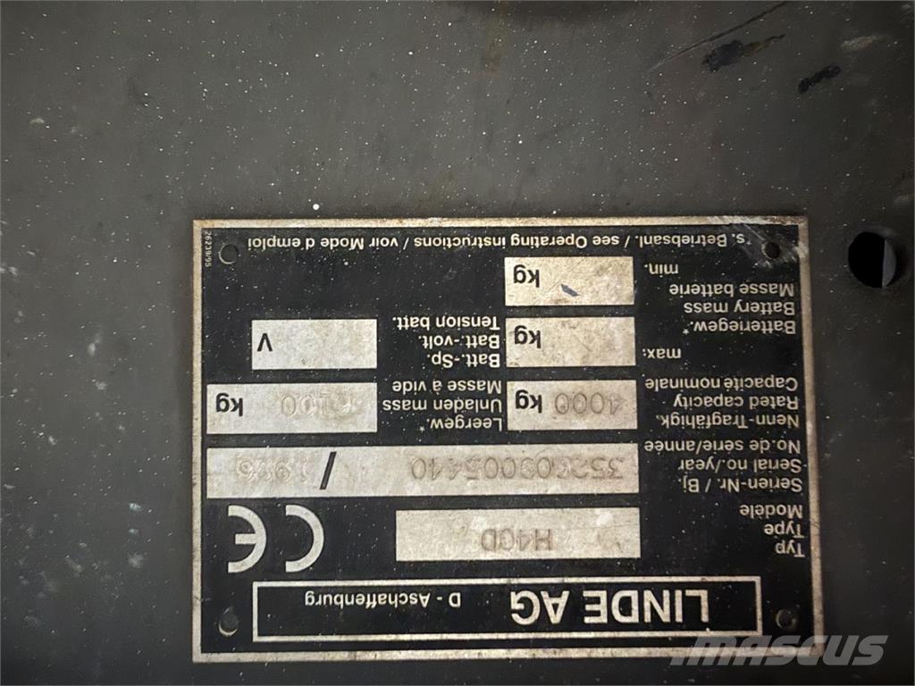 Linde H40D Дизелови камиони