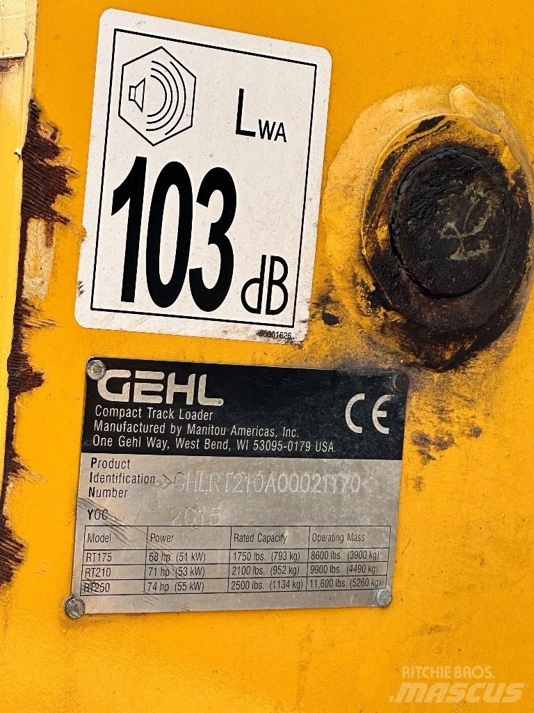 Gehl RT 210 Мини товарачи
