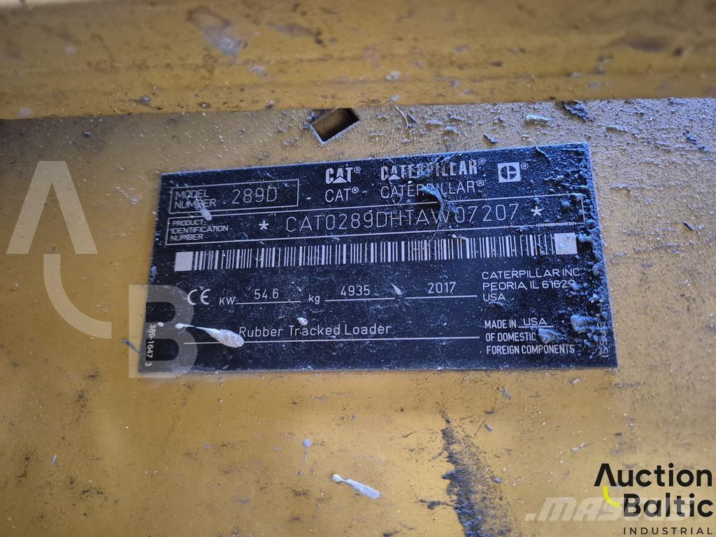 CAT 289 D Верижен товарач