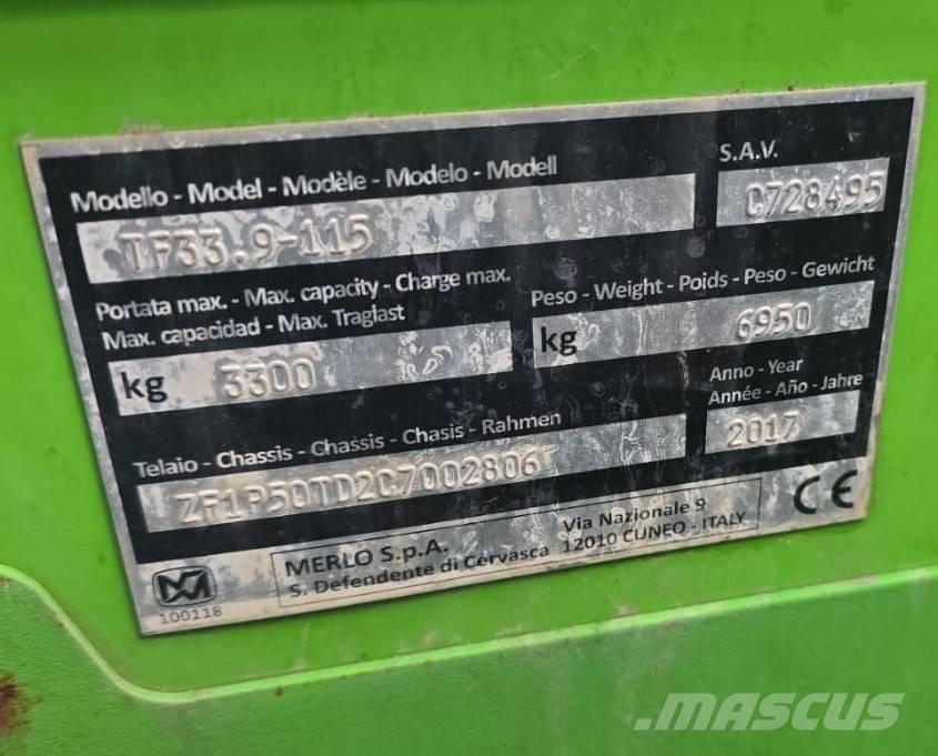 Merlo TF 33.9-115 Дизелови камиони