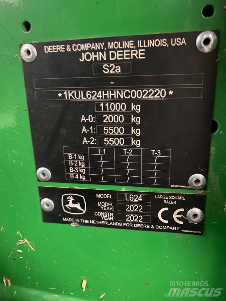 John Deere L624 Балопреси квадратни

