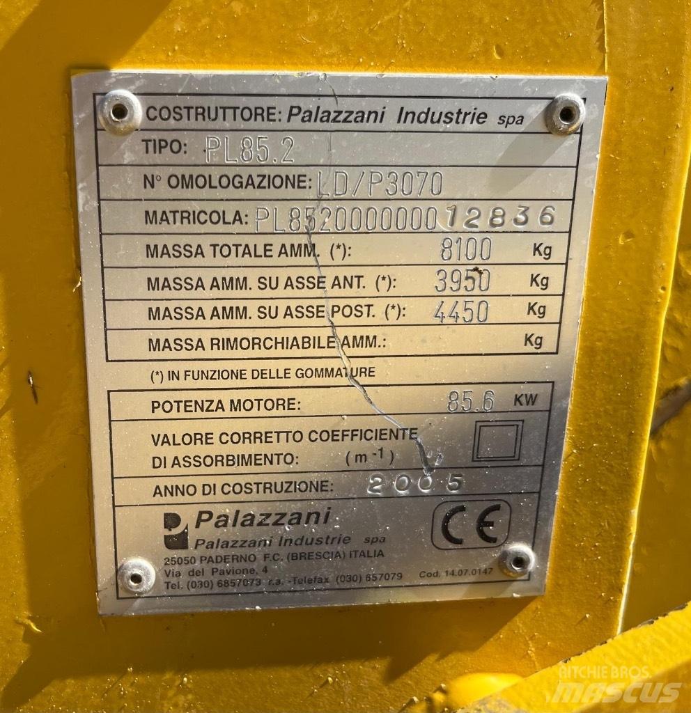 Palazzani PL 85.2 Мини товарачи