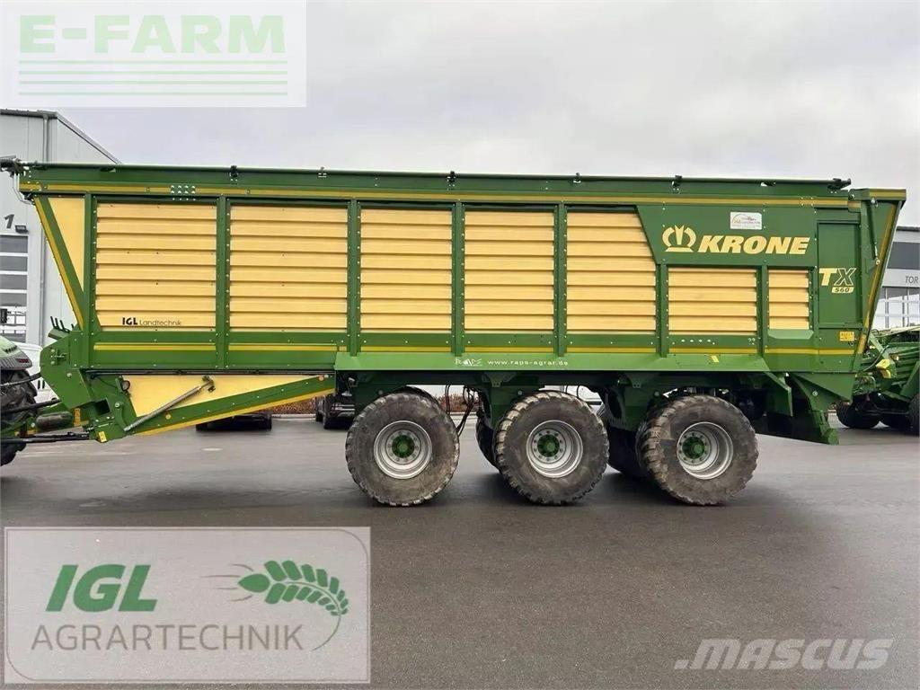 Krone tx 560 Ремаркета за зърно / силаж
