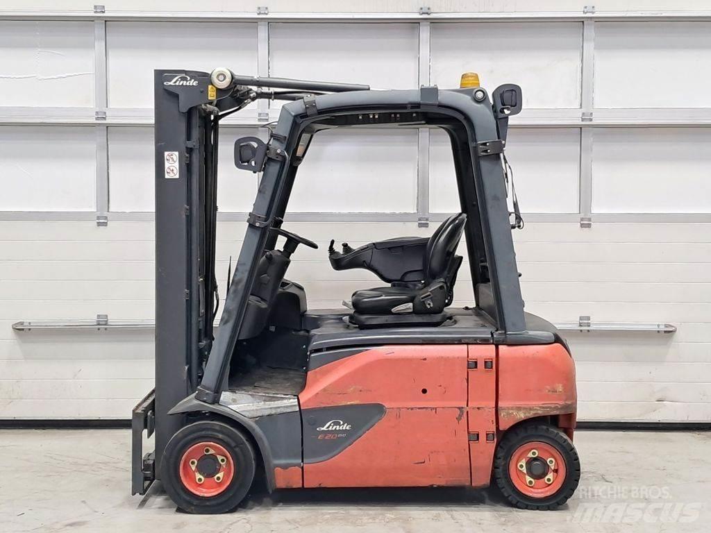 Linde E20PL-02 Електрически вилични кари-повдигачи