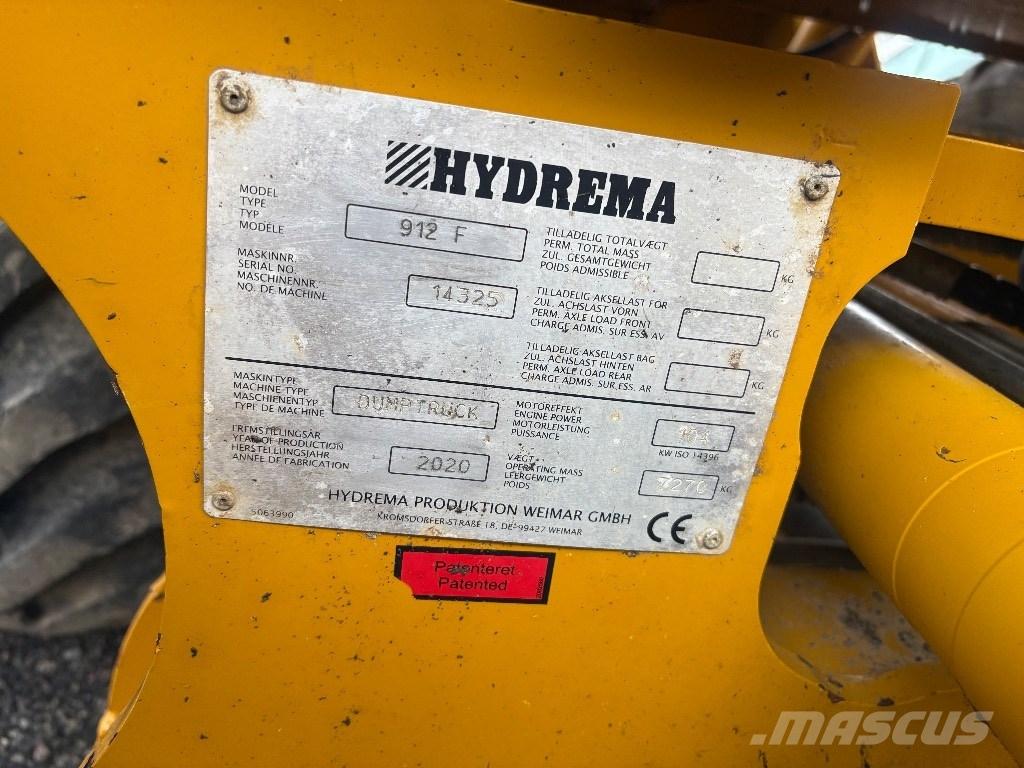 Hydrema 912F Дъмпери/моторни превозни средства