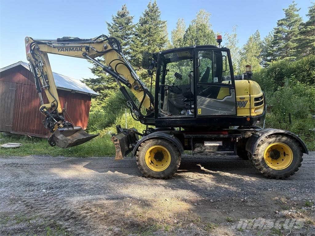 Yanmar B110W Колесни екскаватори