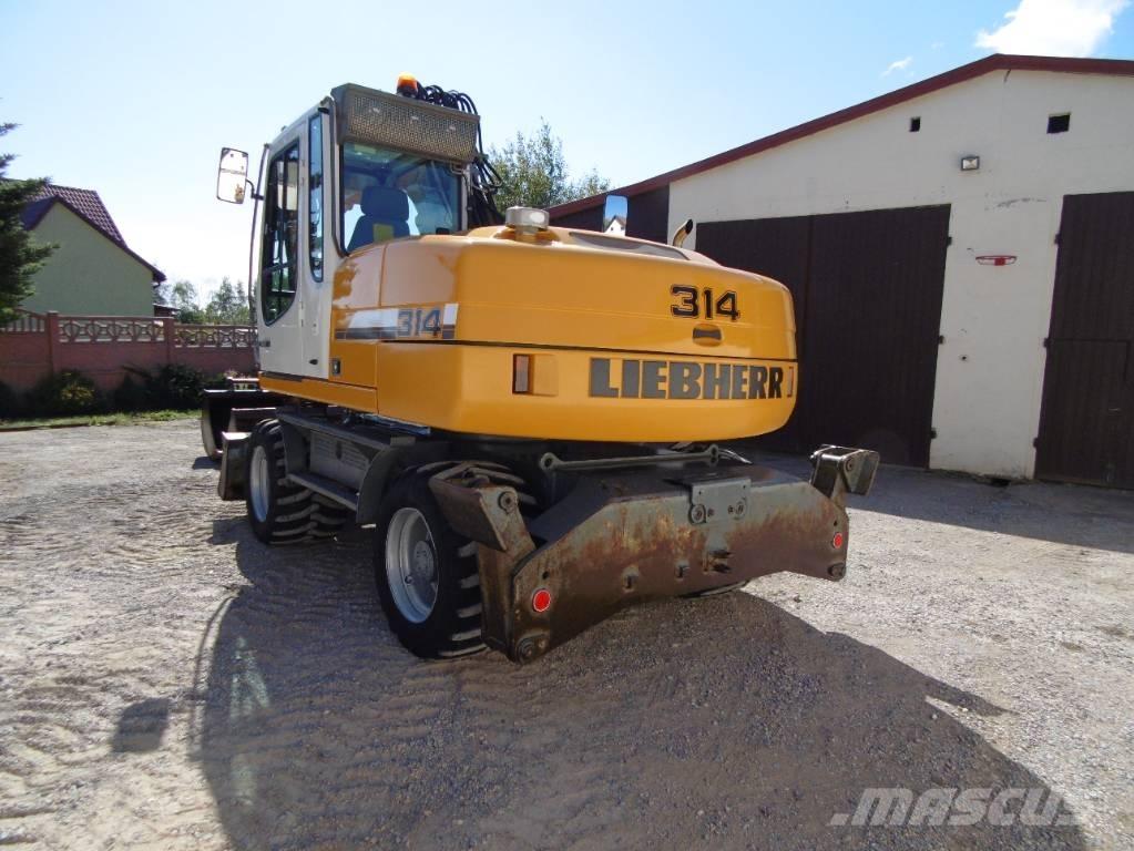 Liebherr A314 Колесни екскаватори