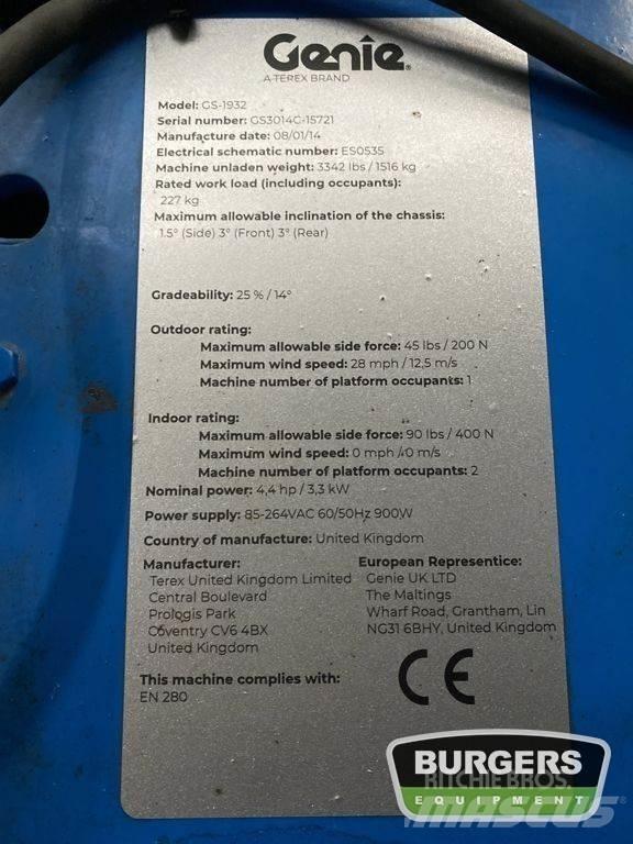 Genie GS1932 Ножични работни платформи