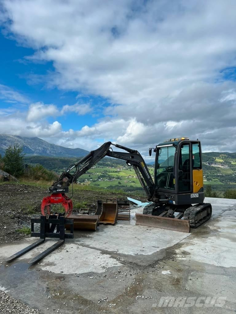 Volvo ECR25D Мини екскаватори < 7 т