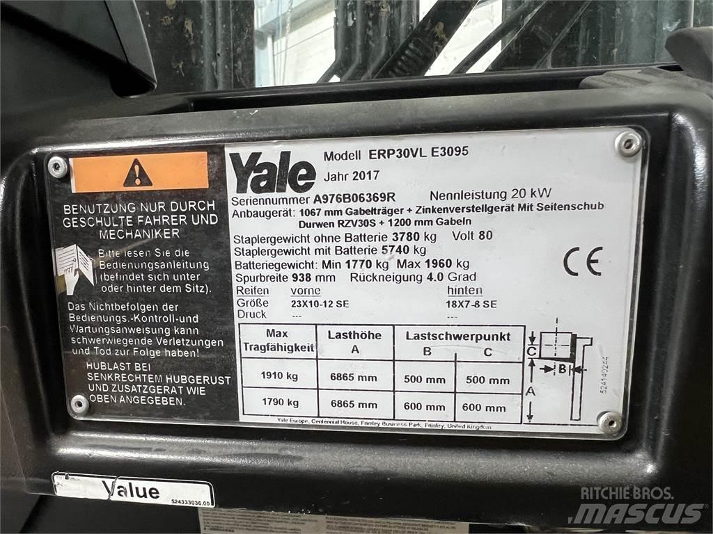 Yale ERP30VL Електрически вилични кари-повдигачи