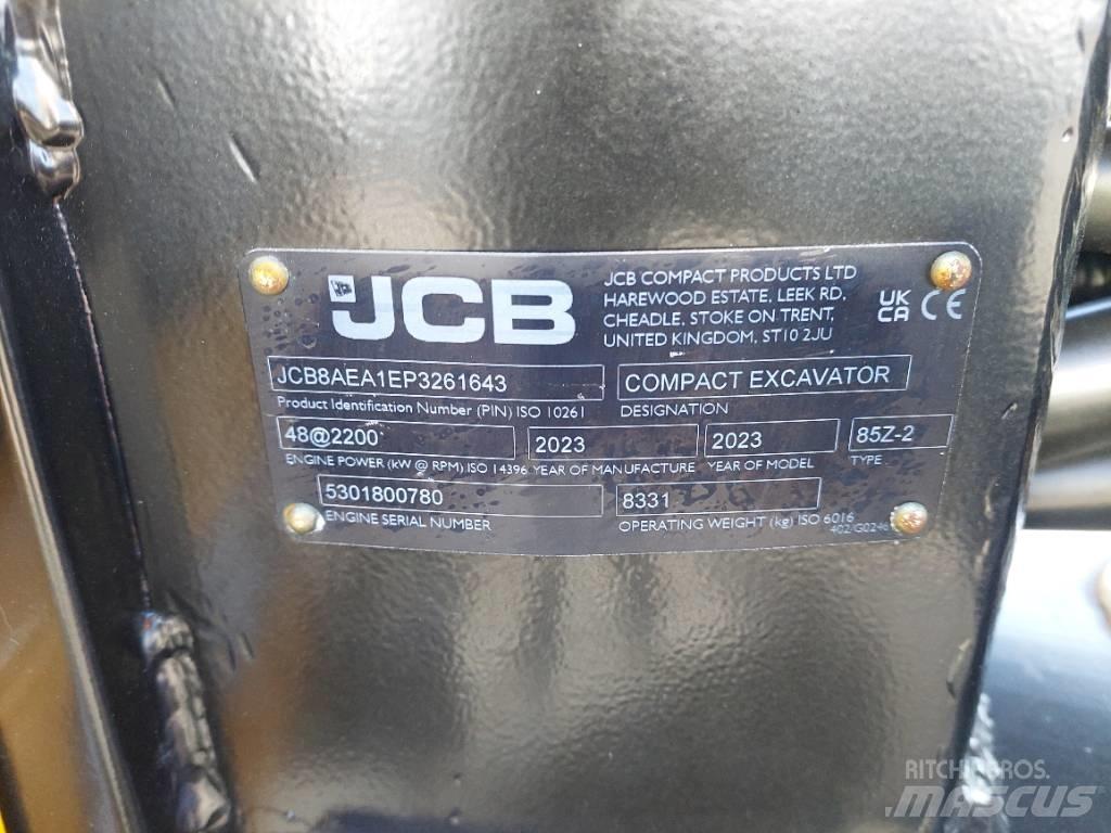 JCB 85 Z-2 Средни екскаватори 7т - 12т