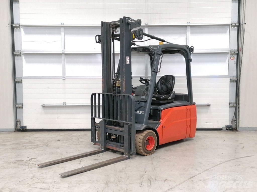 Linde E20L-01 Електрически вилични кари-повдигачи
