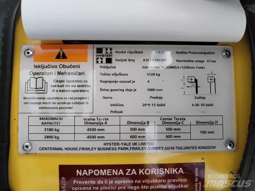 Hyster H 3.5UT Дизелови камиони