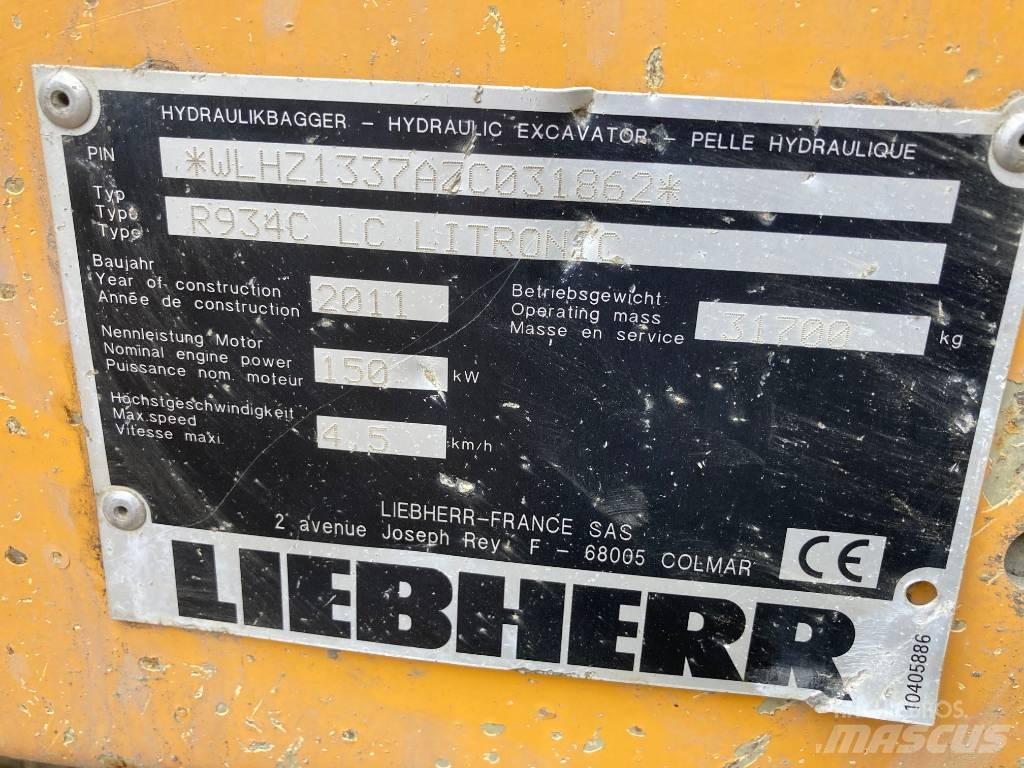 Liebherr R 934 C Верижен екскаватор