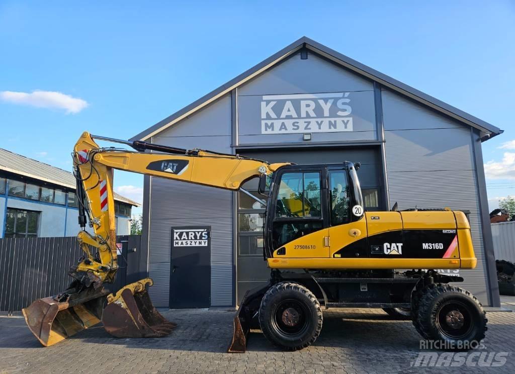 CAT 316D Колесни екскаватори
