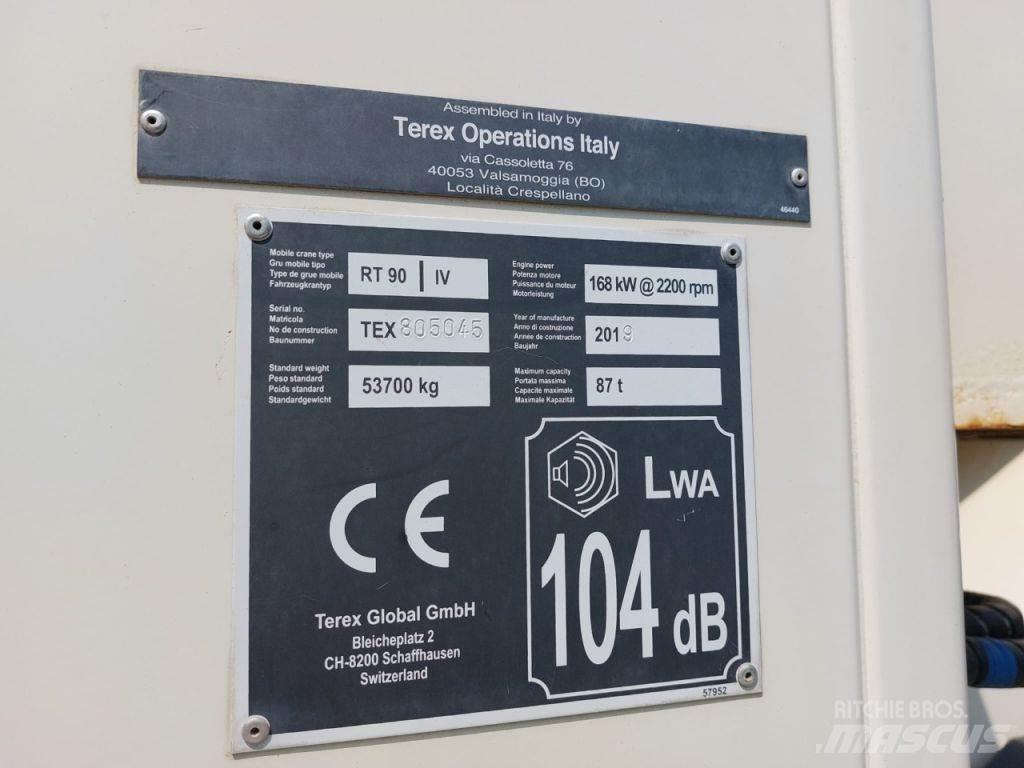 Terex RT 90 Кранове за тежък терен