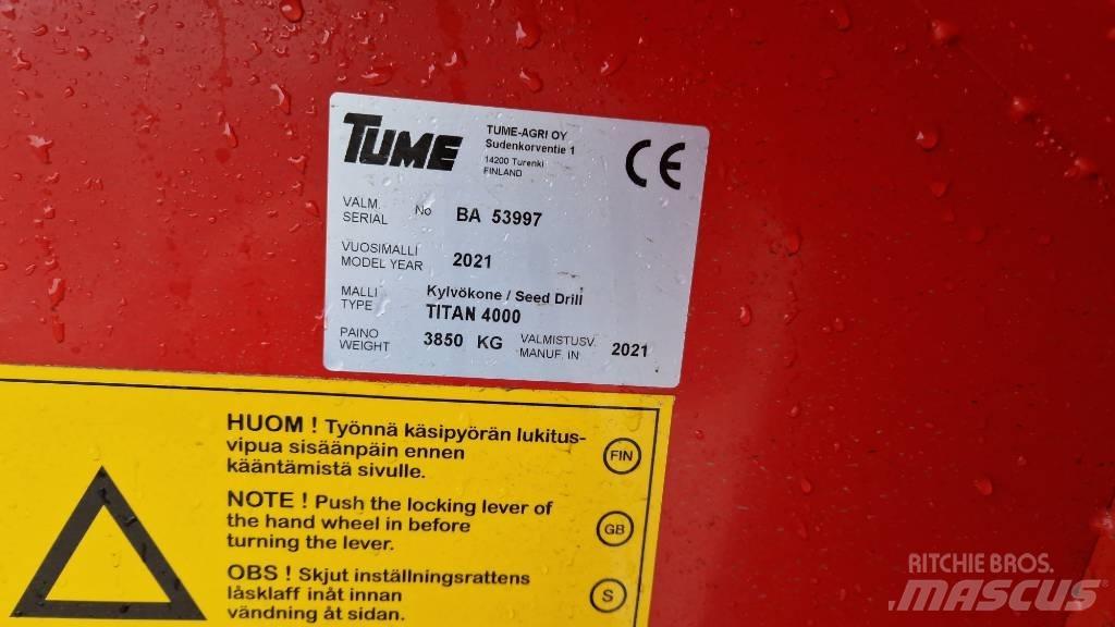 Tume Titan 4000 Комбинирани редосеялки