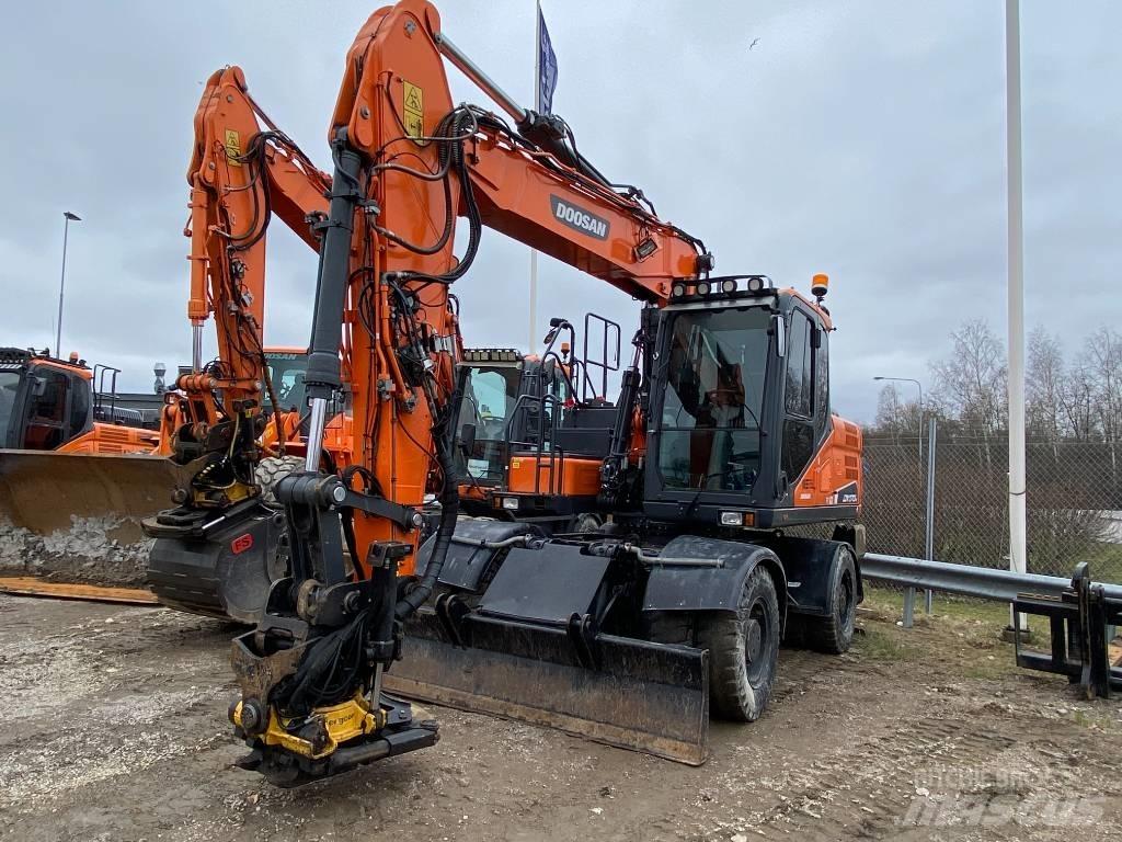 Doosan DX170W-5 Колесни екскаватори