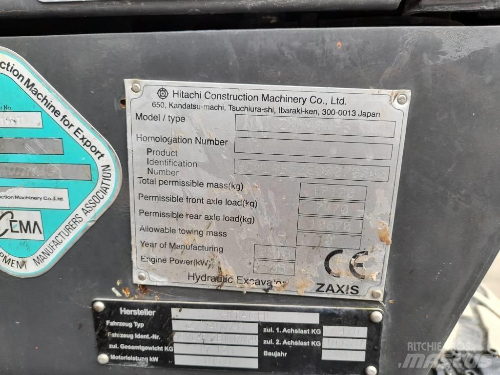Hitachi ZX 140 W-6 Колесни екскаватори