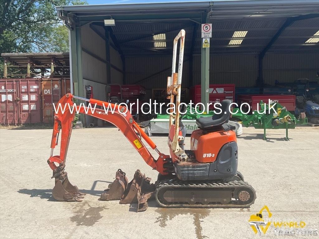 Kubota U 10-3 Мини екскаватори < 7 т