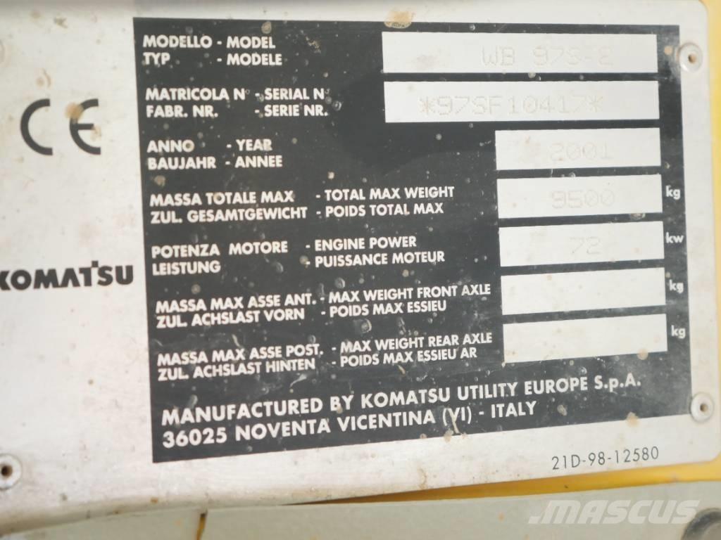 Komatsu WB 97 S-2 Товарач със заден ексватор