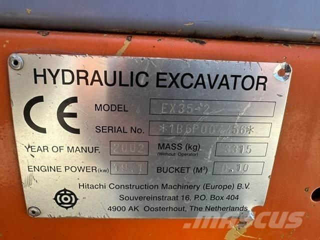 Hitachi EX 35-2 Мини екскаватори < 7 т