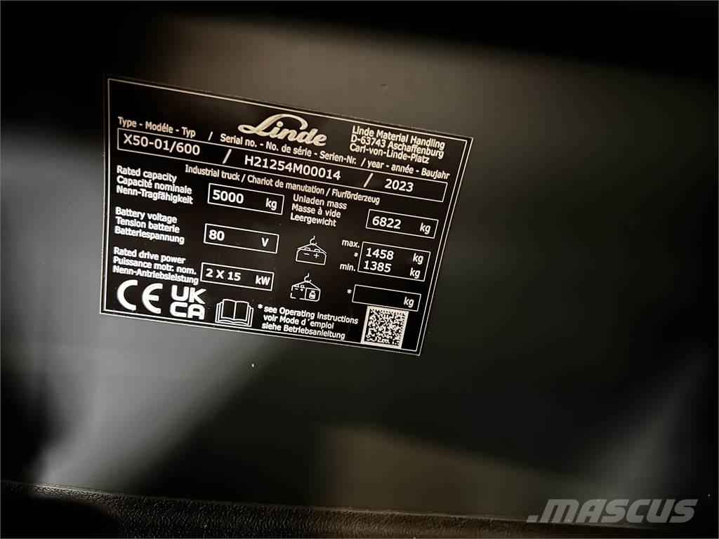 Linde X50 Електрически вилични кари-повдигачи