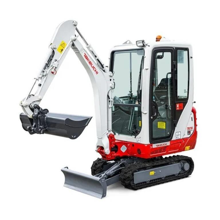 Takeuchi TB216 Мини екскаватори < 7 т