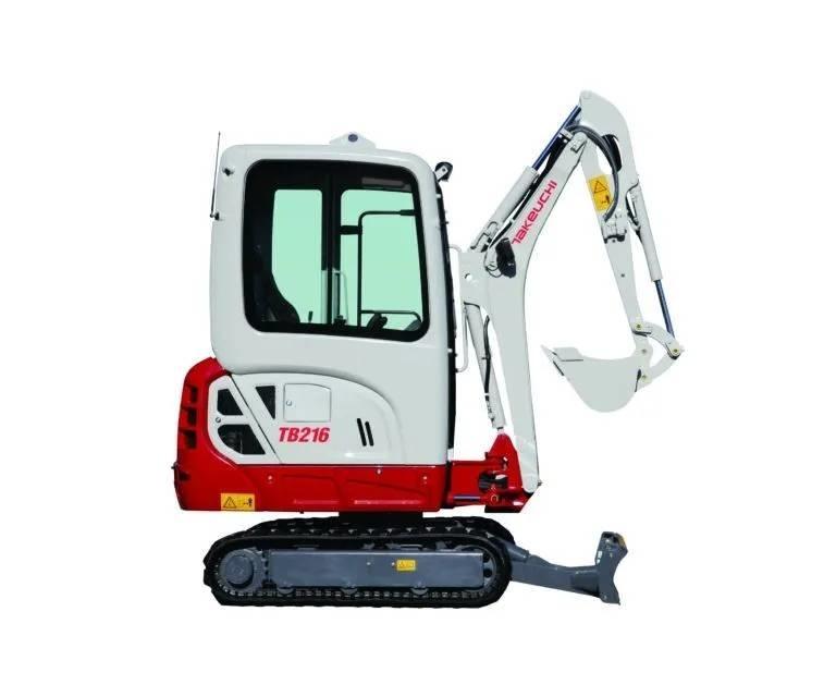 Takeuchi TB216 Мини екскаватори < 7 т