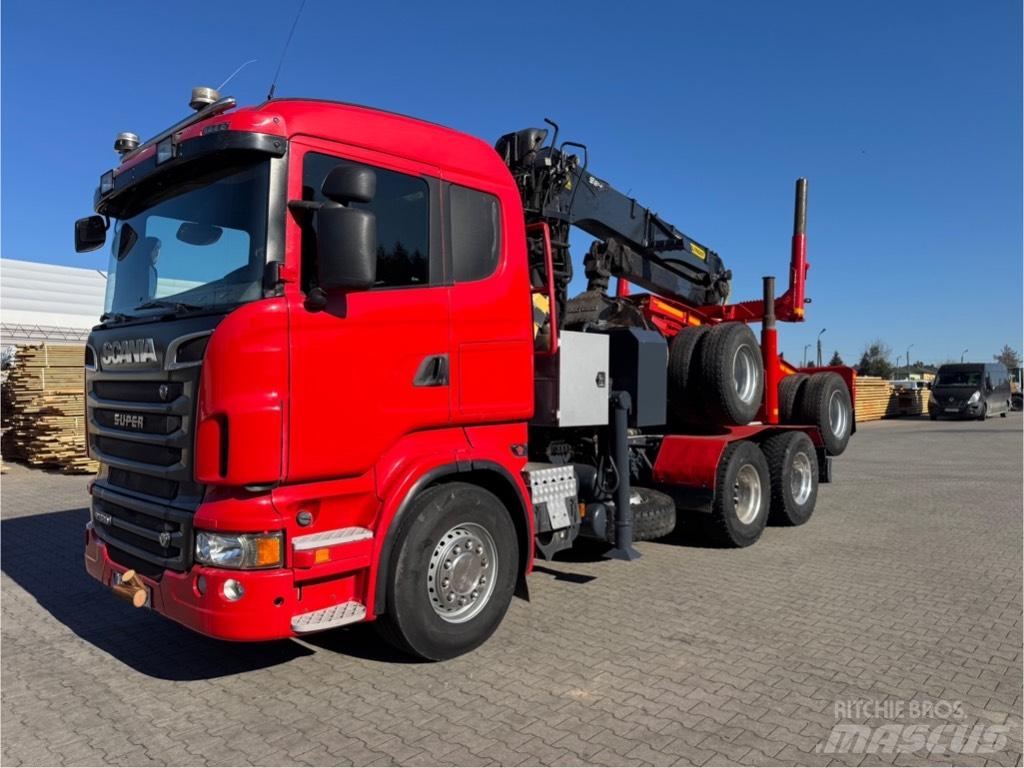 Scania R 560 За превоз на дървени трупи