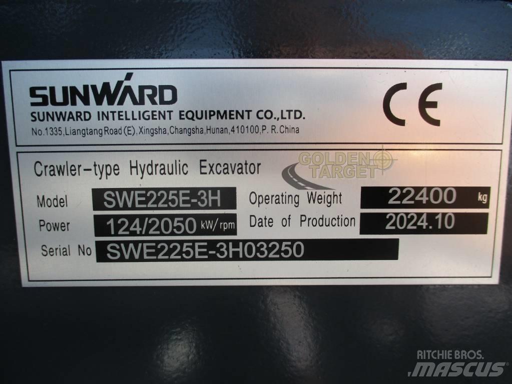 Sunward SWE 225E-3H Верижен екскаватор
