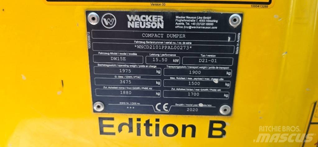 Wacker Neuson DW15e Странични самосвали