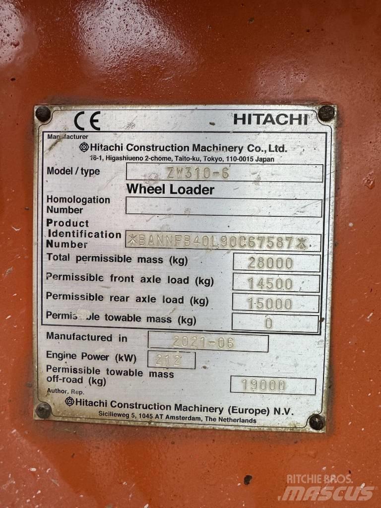 Hitachi ZW 310-6 Колесни товарачи