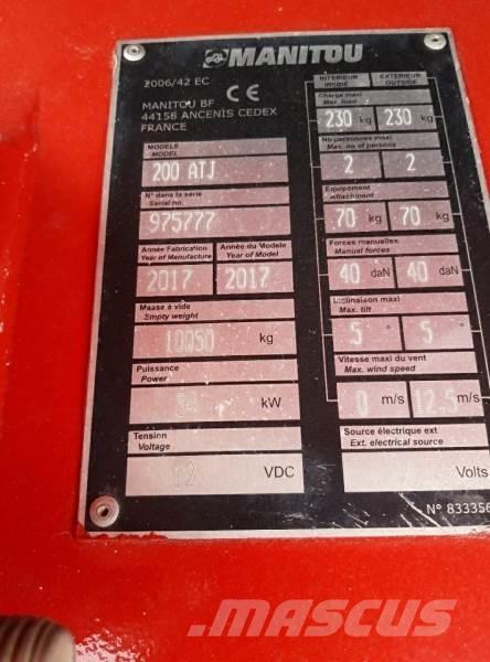 Manitou 200ATJ  RC Съчленени стрелови подемници