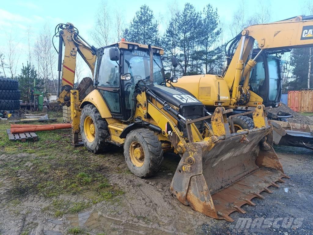 CAT 432 E 4x4 Товарач със заден ексватор