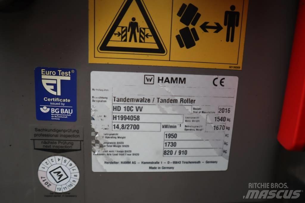 Hamm HD 10C VV Двойни барабанни ролки
