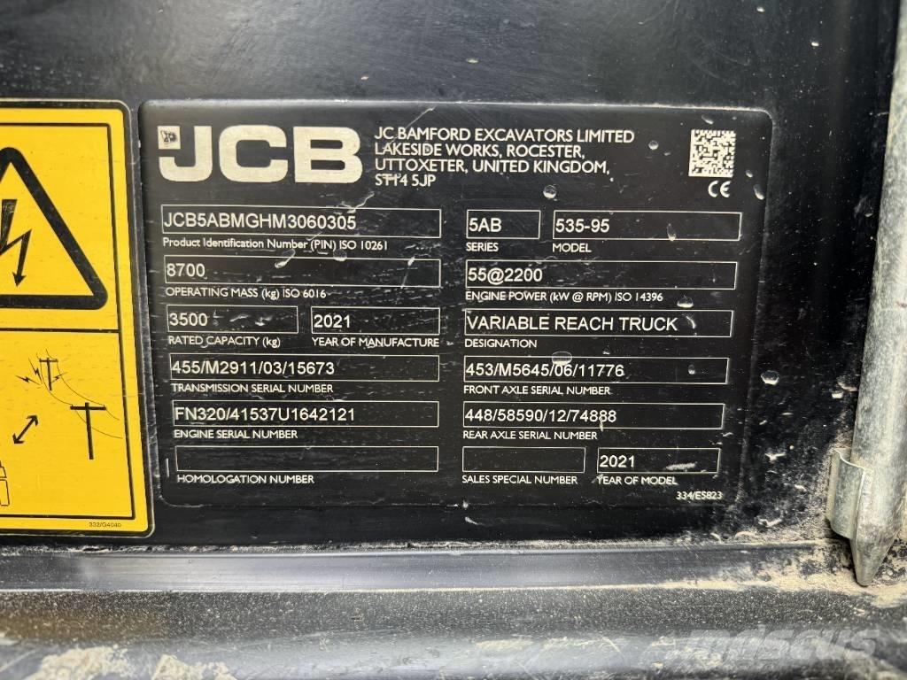 JCB 535-95 Телескопични товарачи