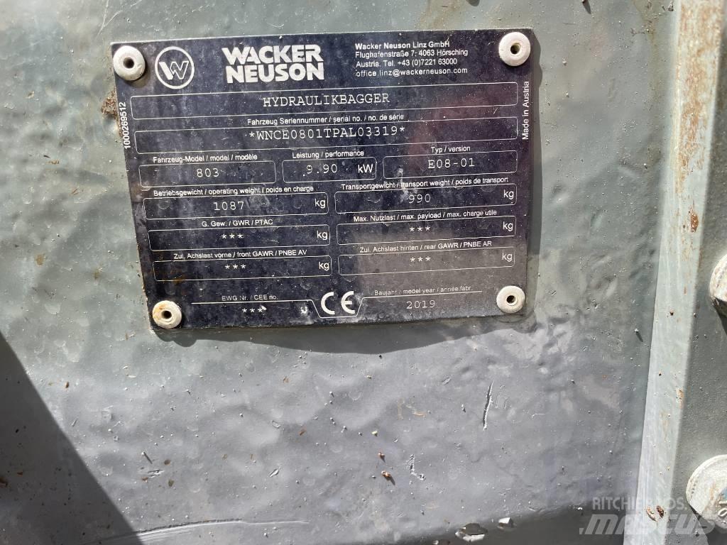 Wacker Neuson 803 Мини екскаватори < 7 т