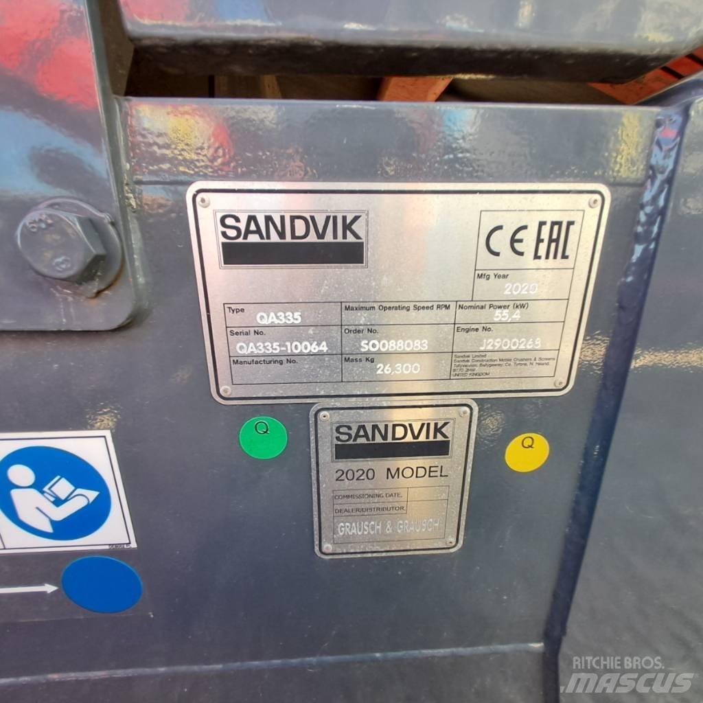 Sandvik QA 335 Пресяващи и Сортиращи