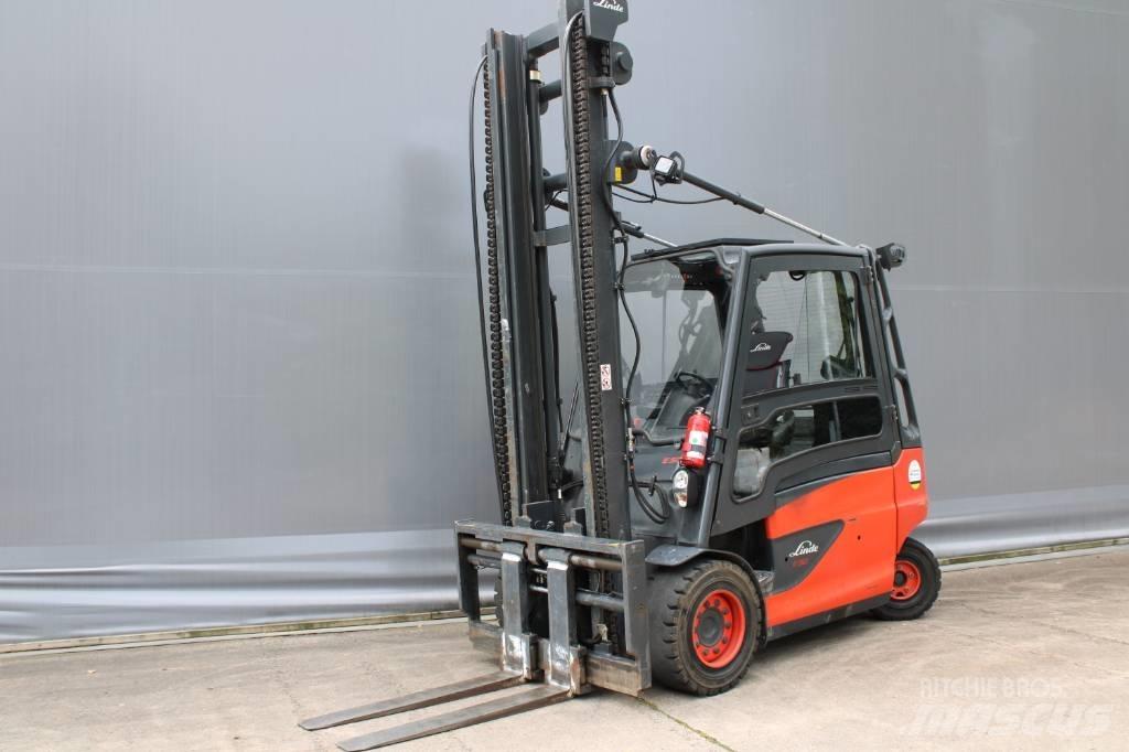 Linde E50HL-01 Електрически вилични кари-повдигачи