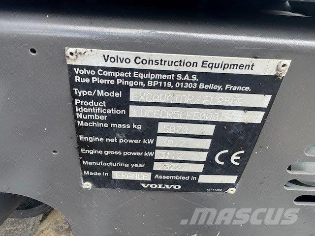 Volvo ECR50F Мини екскаватори < 7 т