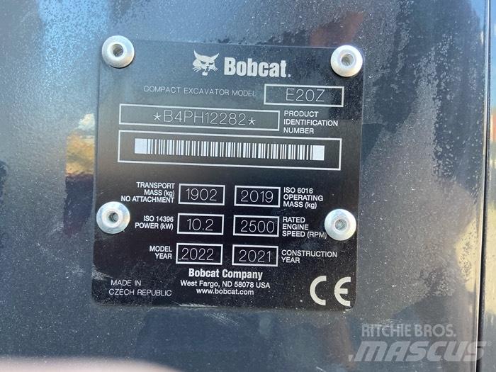 Bobcat E20z Мини екскаватори < 7 т