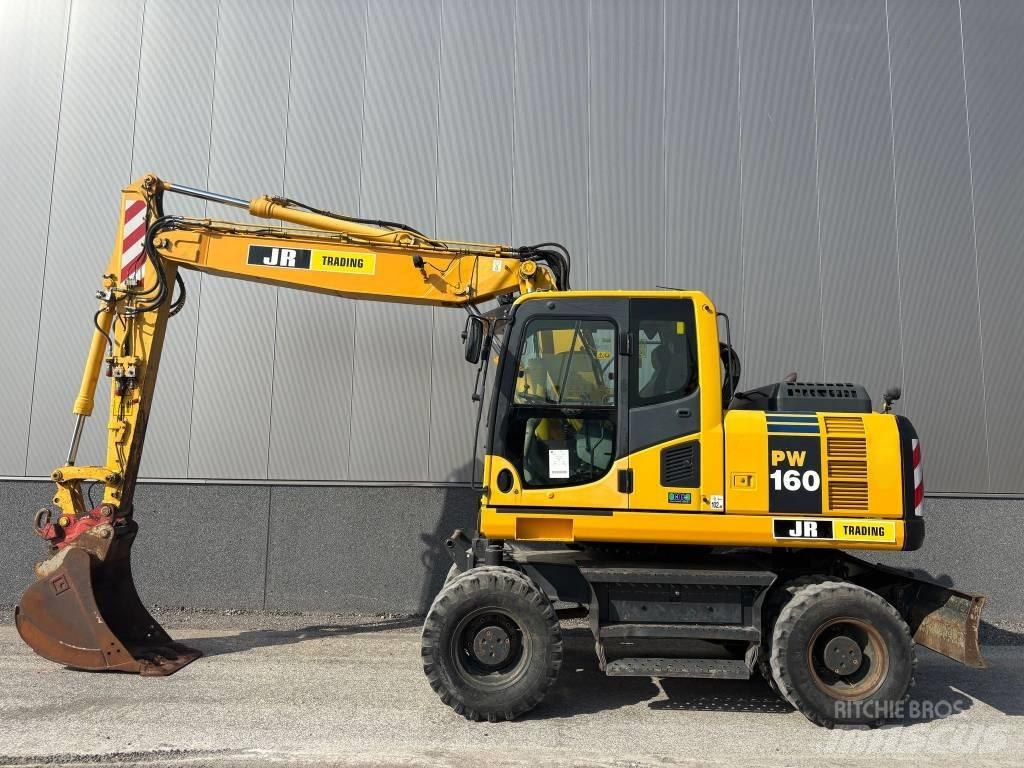 Komatsu PW 160 Колесни екскаватори