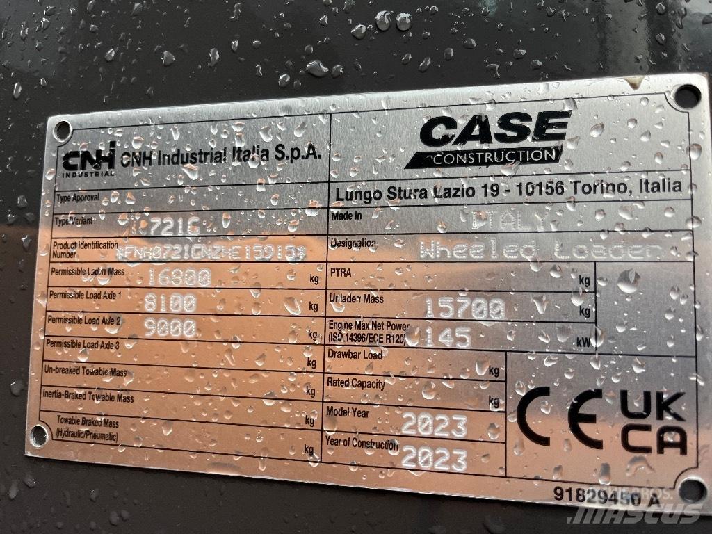 CASE 721 G Колесни товарачи