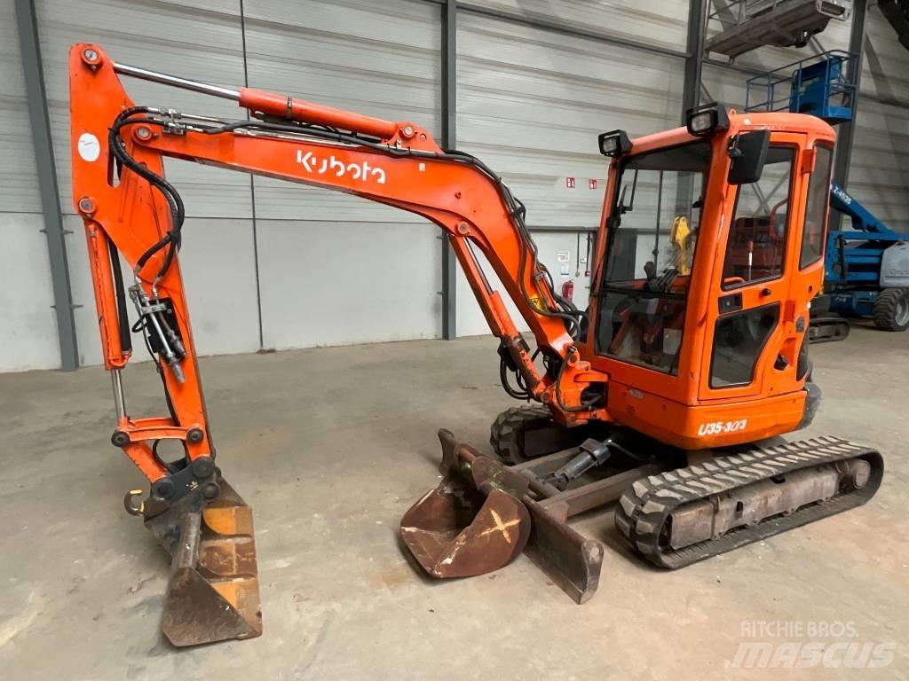 Kubota U 35-3 A 3 Мини екскаватори < 7 т