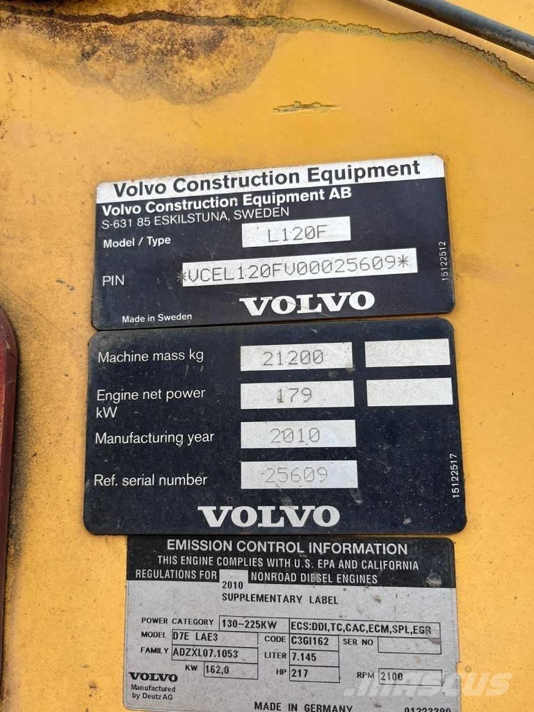 Volvo L 120 F Колесни товарачи